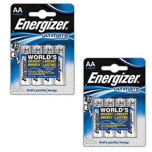 8x Energizer Ultimate Lithium 1,5V AA